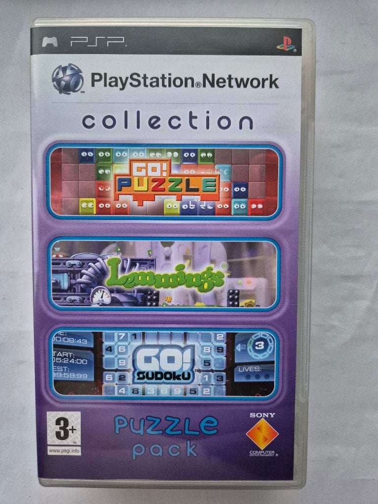 PLAYSTATION NETWORK collection PUZZLE pack, Gebruikt, 1 speler, Racen en Vliegen, Ophalen of Verzenden