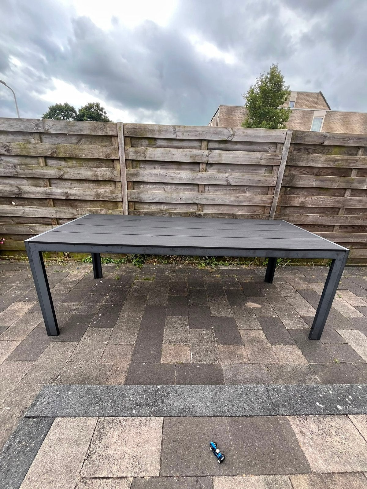 Mooie tuintafel Jutlandia, Tuin en Terras, Tuintafels, Ophalen, Zo goed als nieuw, Rechthoekig, Hout