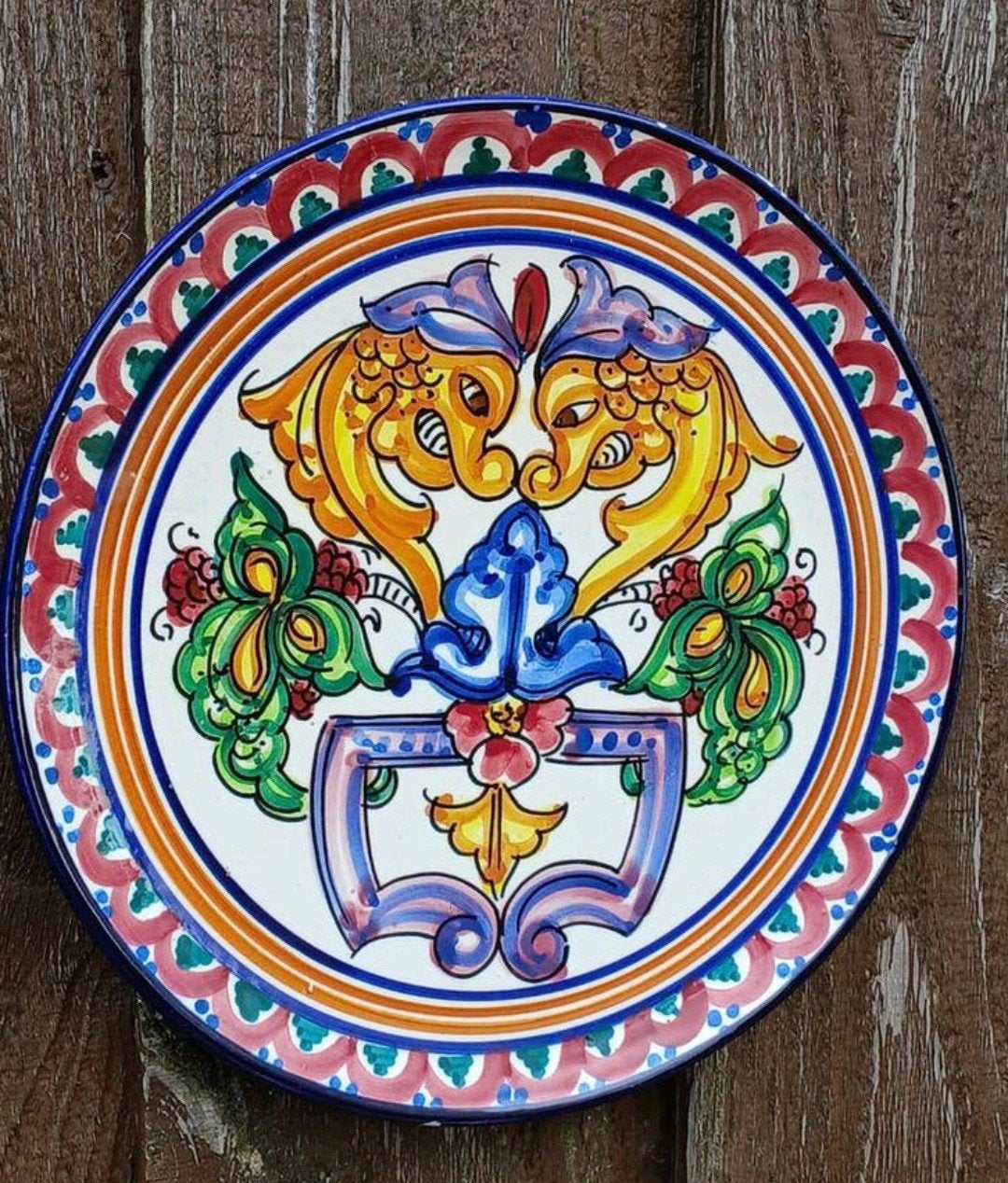 Decoratief Spaans Wandbord - Handgeschilderd Keramiek, Ophalen of Verzenden
