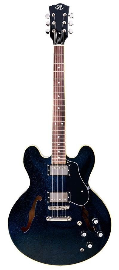 SEL6GBU SX archtop maple body and dot inlay glitter blue, ., Nieuw, Ophalen of Verzenden, Akoestische gitaar
