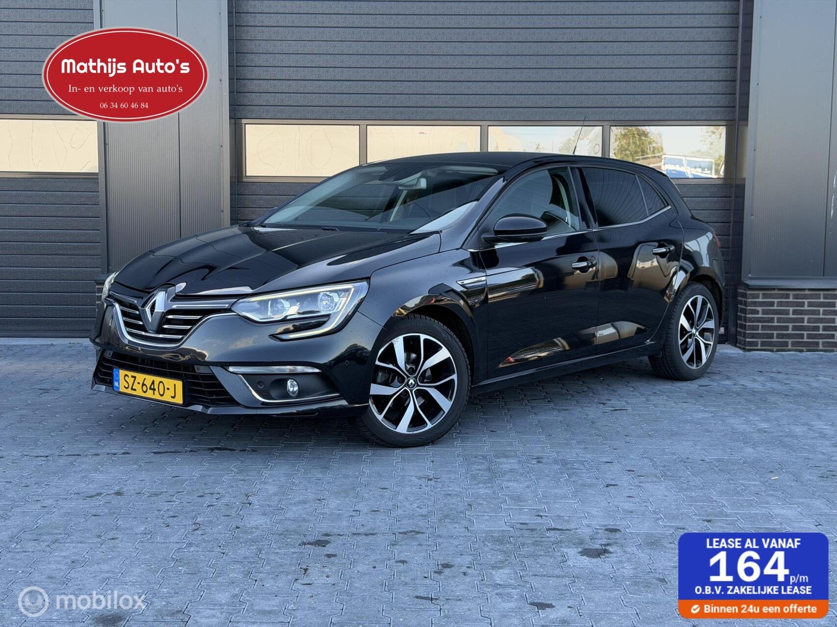 Renault Megane 1.3 TCe Bose Camera nette auto! Goed onderhou, Euro 6, 4 cilinders, 1650 kg, Zwart