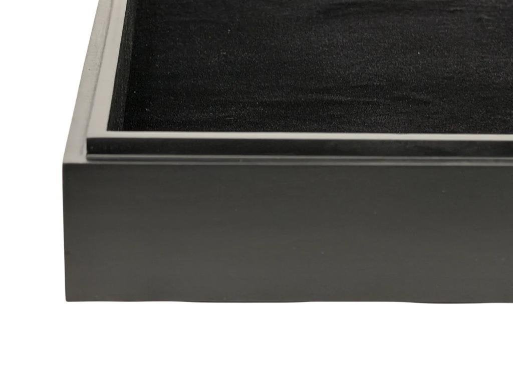 Houten box met glazen deksel - 50 X 40 X 5,5 cm, Huis en Inrichting, Woonaccessoires | Stolpen, Western Deco, Nieuw, Ophalen of Verzenden