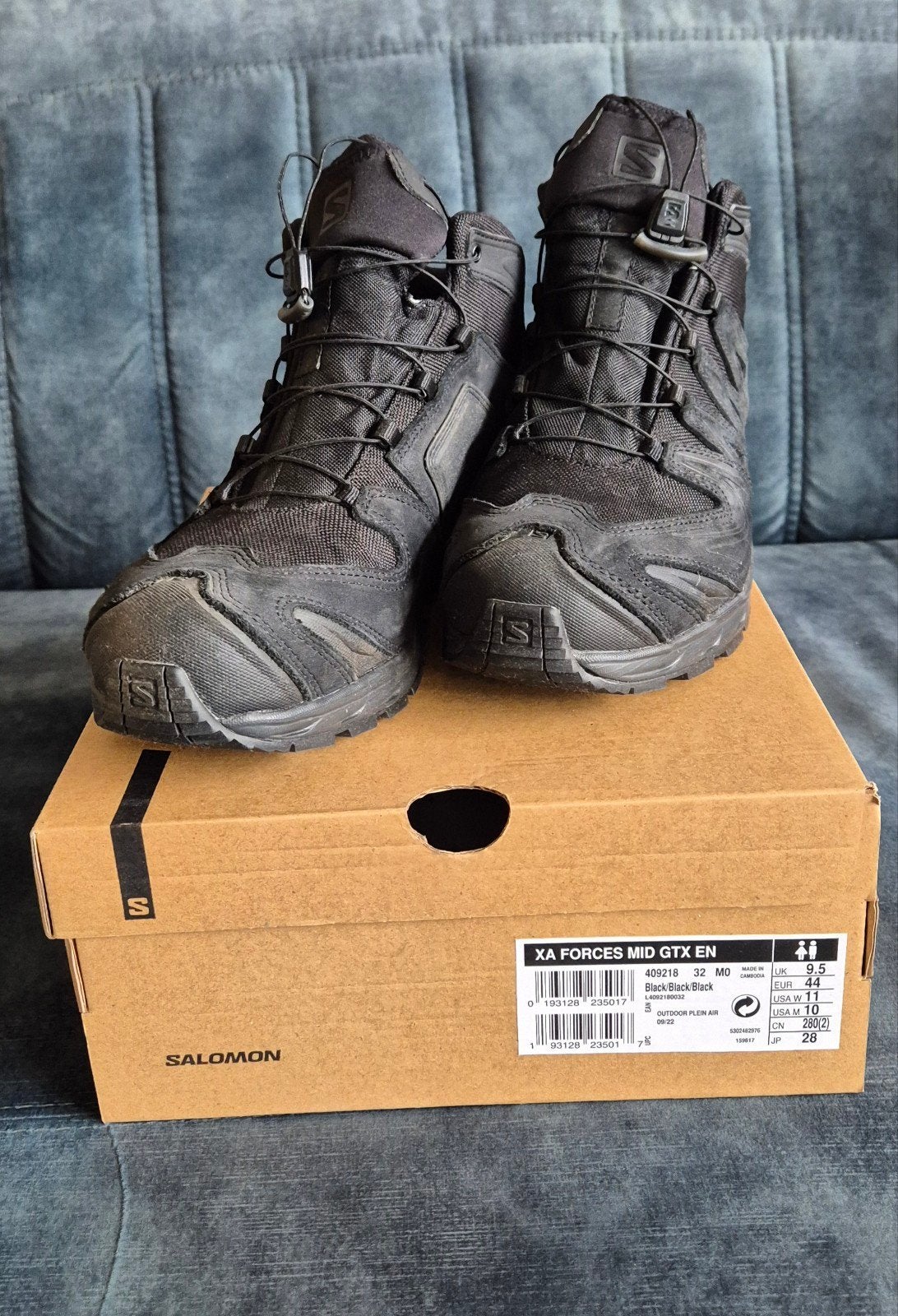 Salomon XA Forces Mid GTX EN Tactische Schoenen Maat 44, Zwart, Nieuw, Ophalen of Verzenden, Salomon