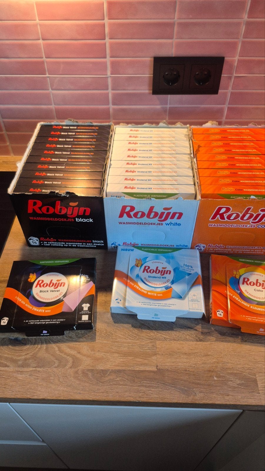 Robijn wasmiddel doekjes, Ophalen of Verzenden