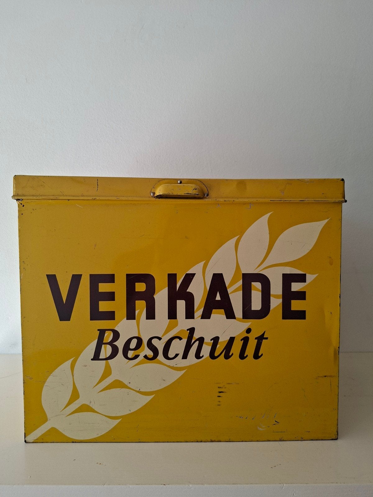 Verkade Winkelblik, Verzamelen, Blikken, Ophalen of Verzenden, Gebruikt, Koek(jes), Verkade