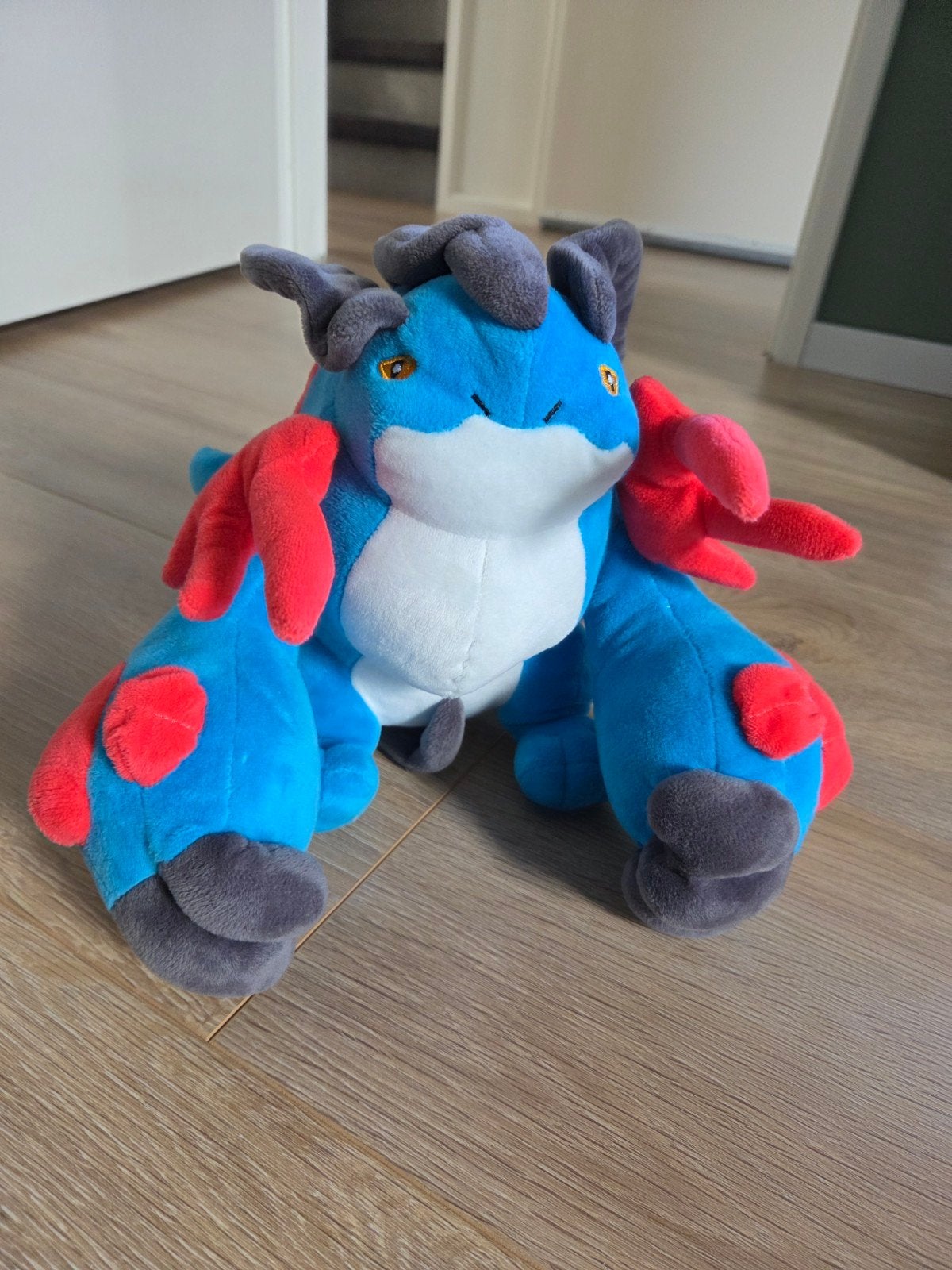 Pokémon Mudkip Knuffel - Zeldzaam en Zo Goed als Nieuw, Overige typen, Blauw, Ophalen of Verzenden, Zo goed als nieuw