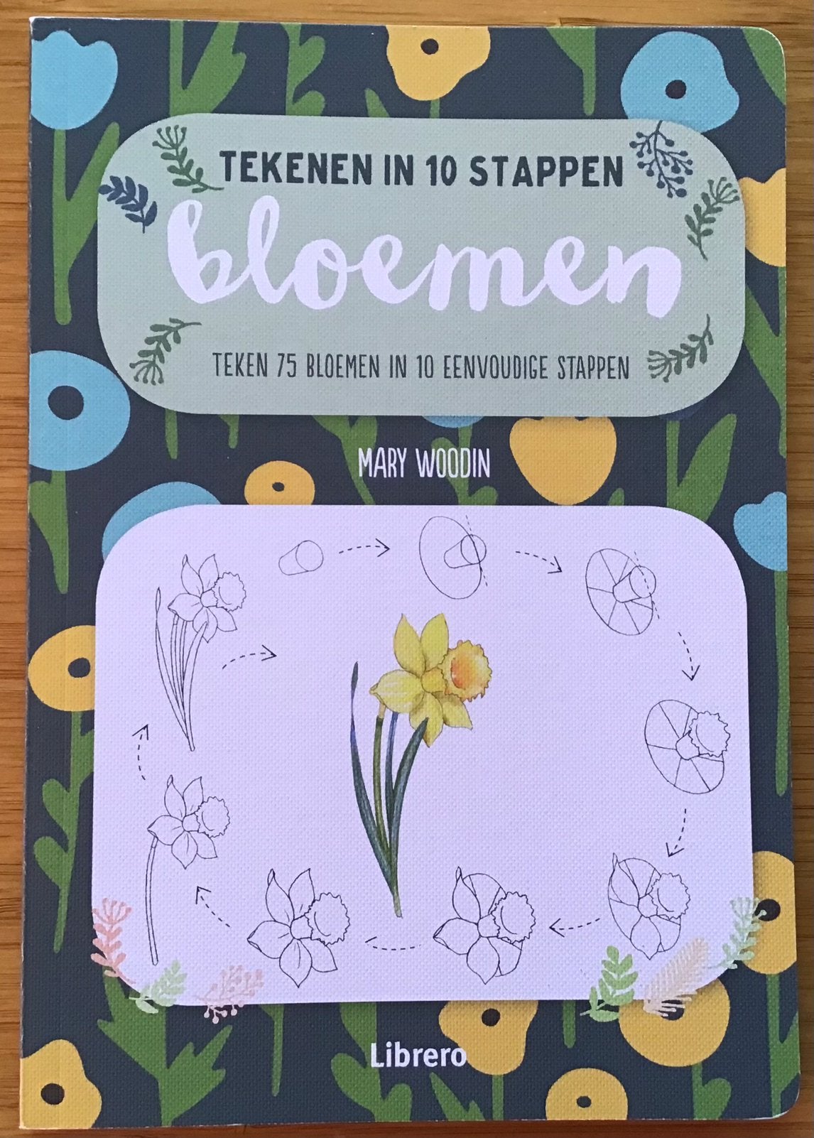 Tekenen in 10 stappen BLOEMEN - Mary Woodin, Ophalen of Verzenden, Zo goed als nieuw, Boek of Gids