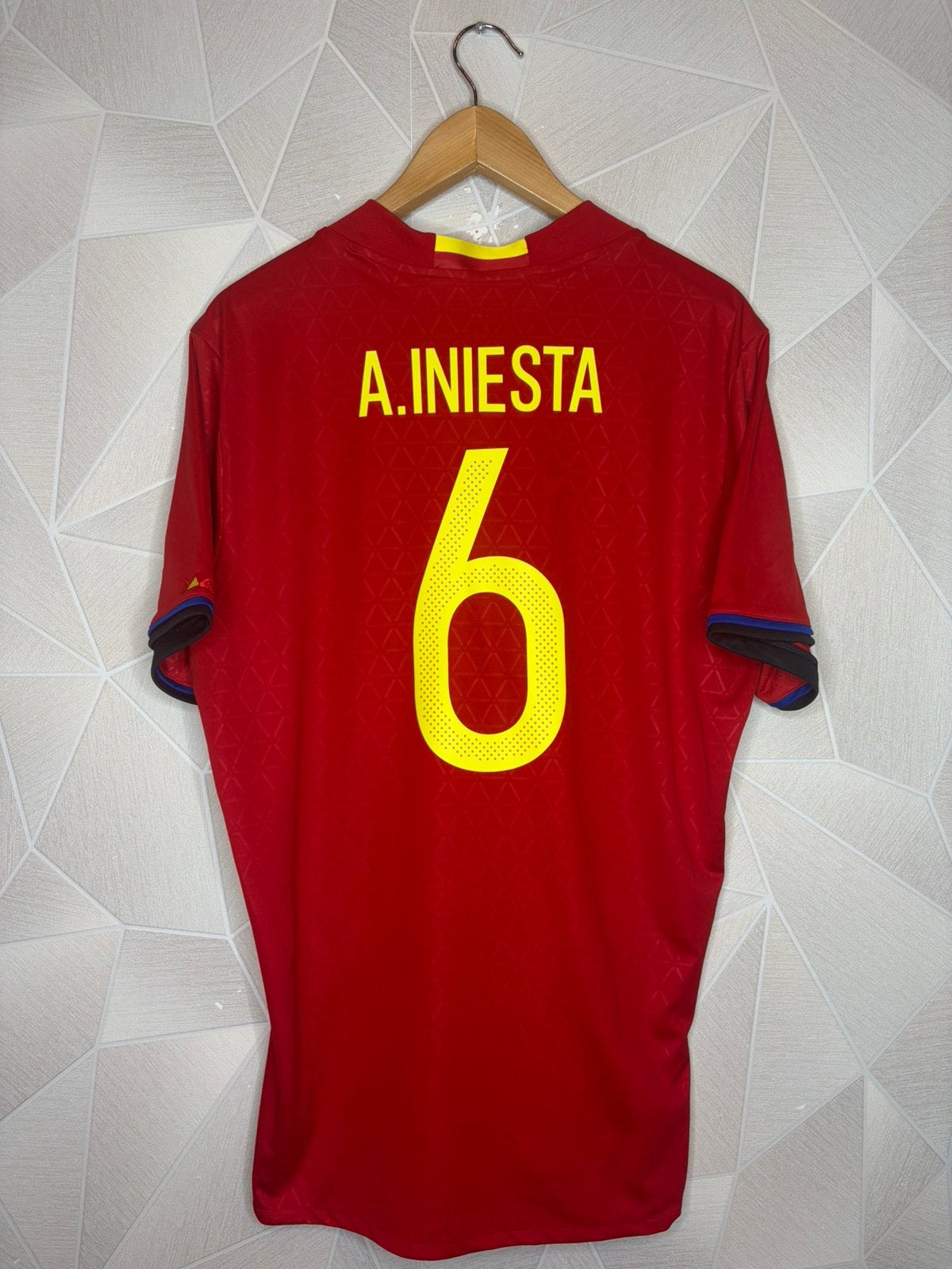 Spanje Thuis 2016 Iniesta, Shirt, ., Maat L, Ophalen of Verzenden