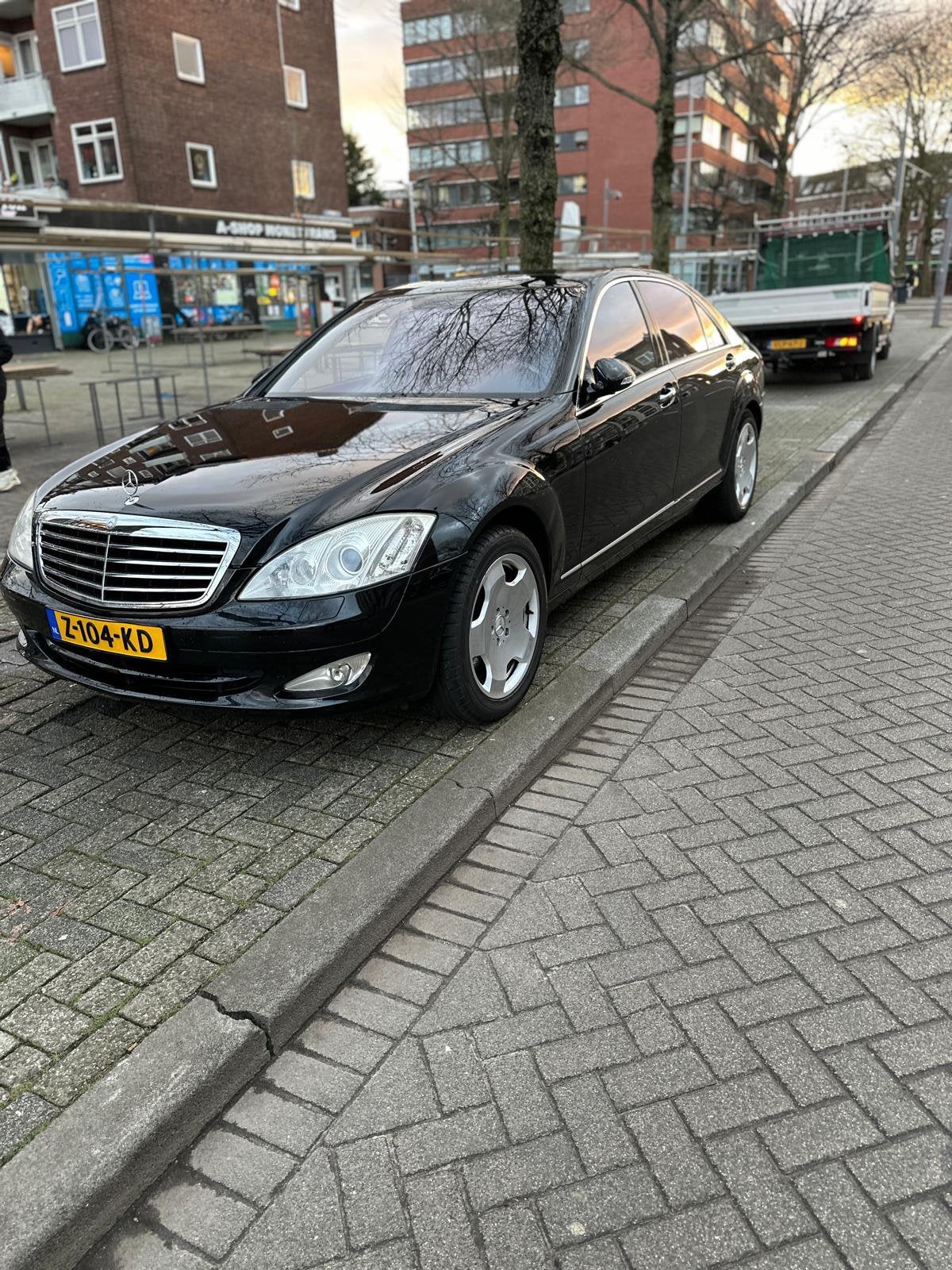 Mercedes-Benz S Klasse 500 2006 Zwart, Auto's, 1885 kg, Zwart, 388 pk, Particulier