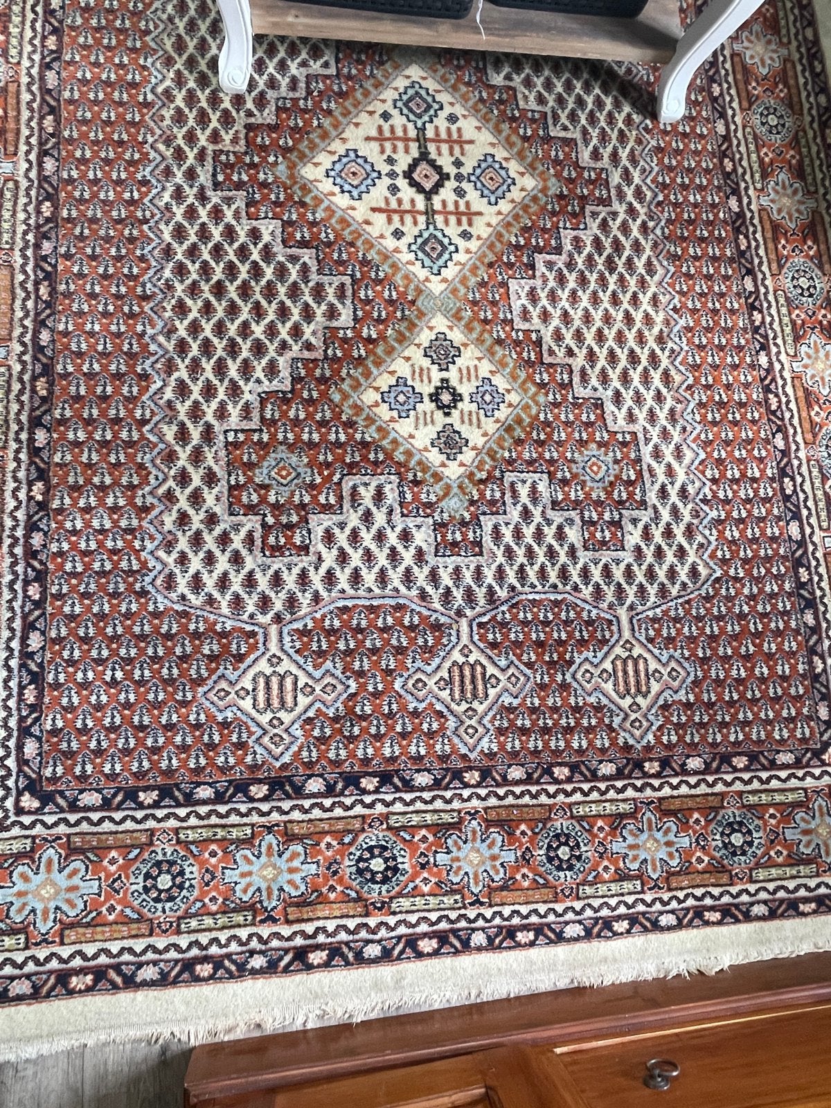 Origineel handgeknoopt Perzisch tapijt, Ophalen, 150 tot 200 cm, 200 cm of meer, Gebruikt
