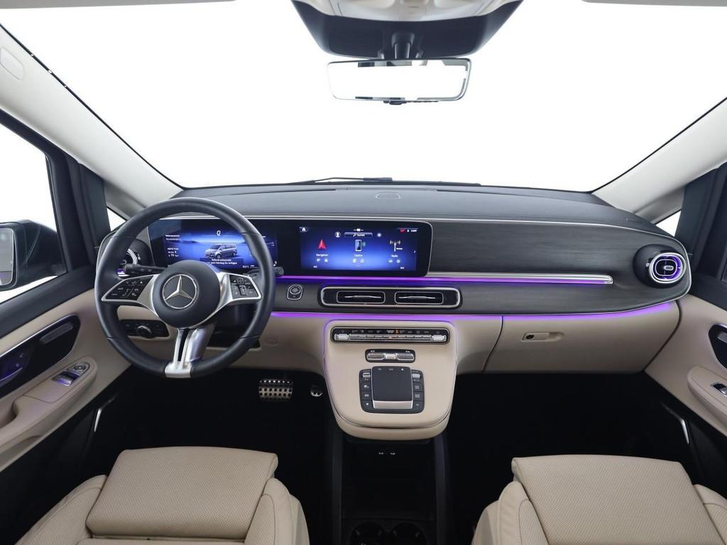 Mercedes-Benz V-Klasse 300 Benzine L2 Avantgarde Grijs Kente, Auto's, Bestelauto's, Automaat, 12 maanden, Achterwielaandrijving