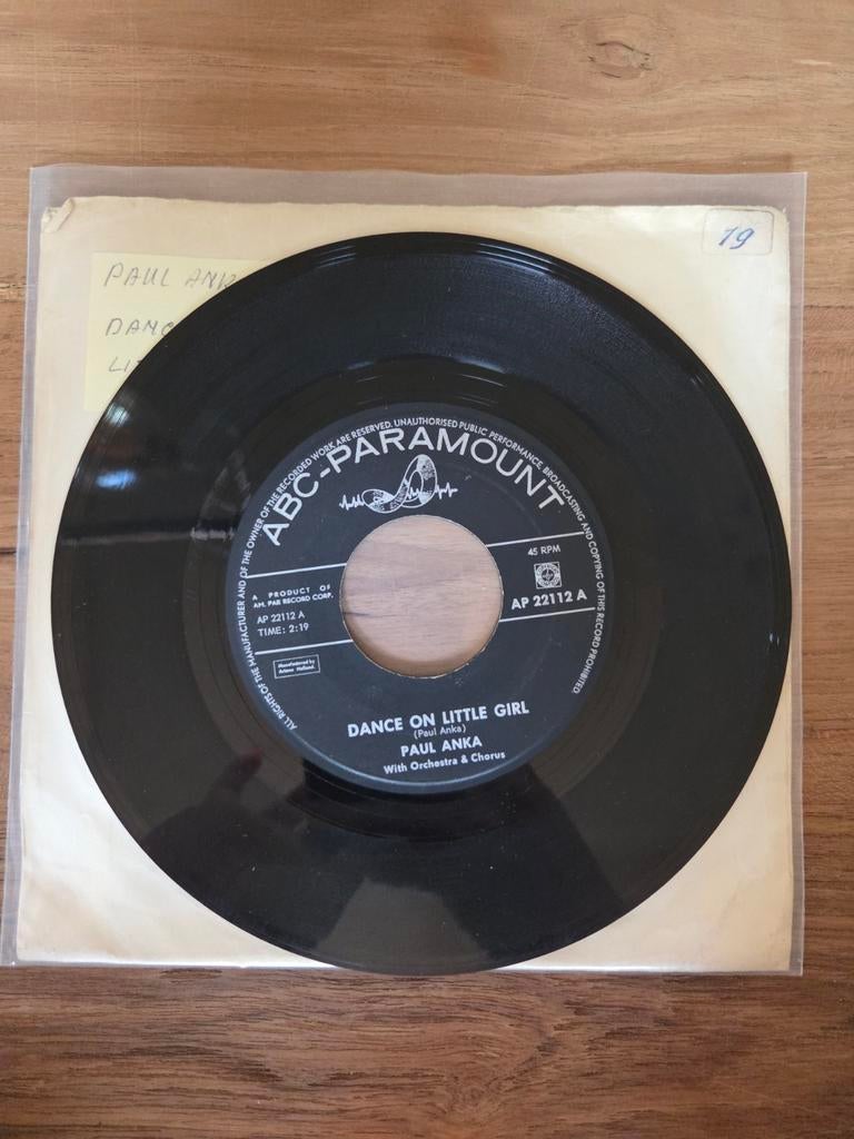 Paul Anka - Dance on little girl, Ophalen of Verzenden, Gebruikt, Pop