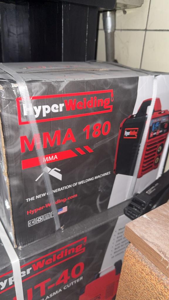 Hyper Welding MMA 180 Lasapparaat - Nieuw in doos, Ophalen, Nieuw, 150 tot 250 ampère, Elektroden