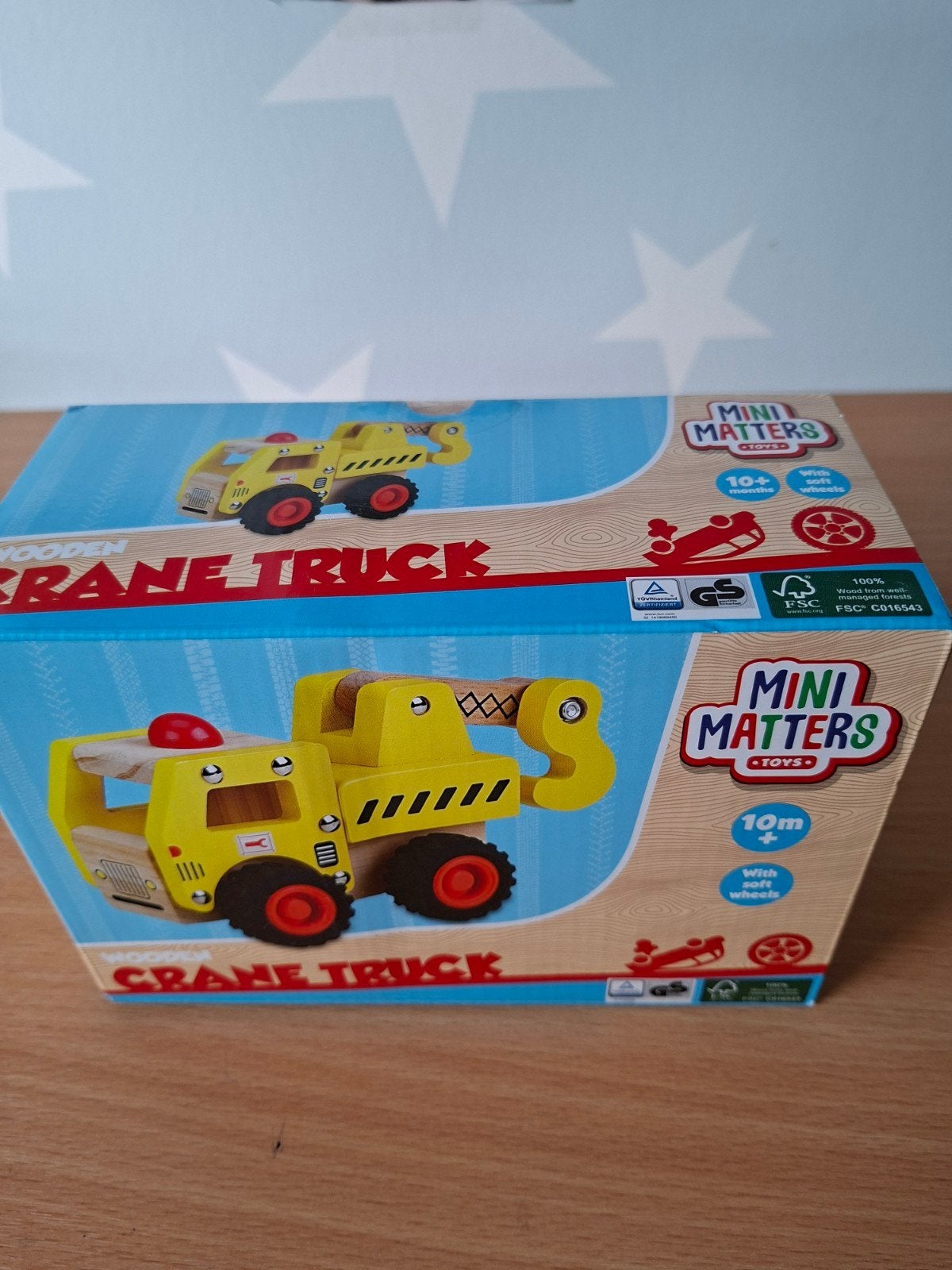 Mini Matters Houten Kraanwagen - Nieuw in doos, Ophalen of Verzenden, Nieuw