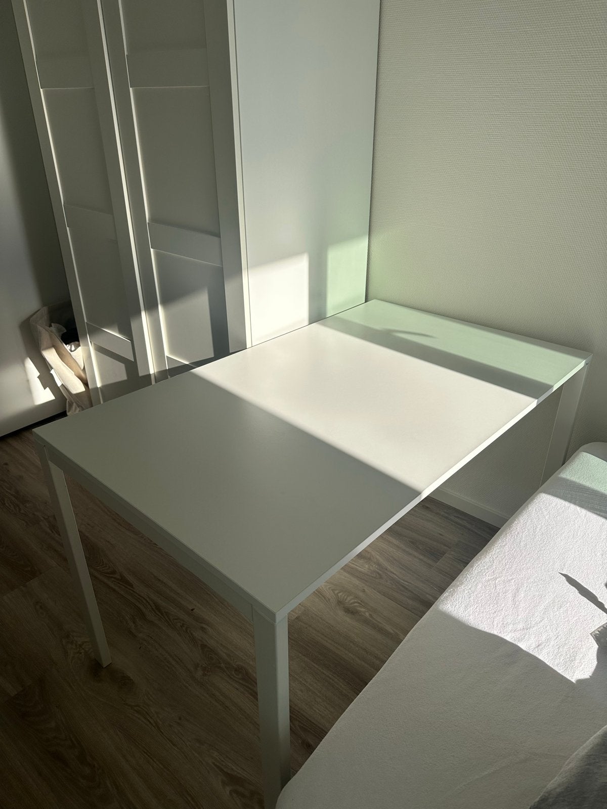 IKEA Melltorp Tafel Wit - 125x75 cm, Ophalen, Gebruikt, 100 tot 150 cm, 50 tot 100 cm