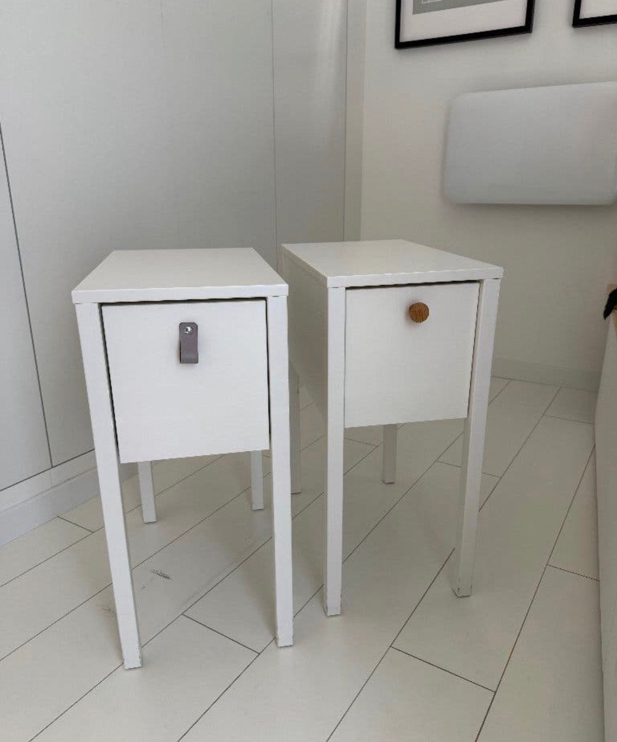 IKEA NORDLI nachtkastje wit, Huis en Inrichting, Ophalen, Zo goed als nieuw, Minder dan 45 cm