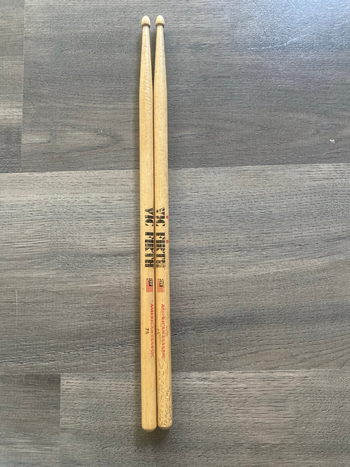 Vic Firth American Classic 7A Houten Drumsticks, Ophalen of Verzenden, Gebruikt, Overige merken