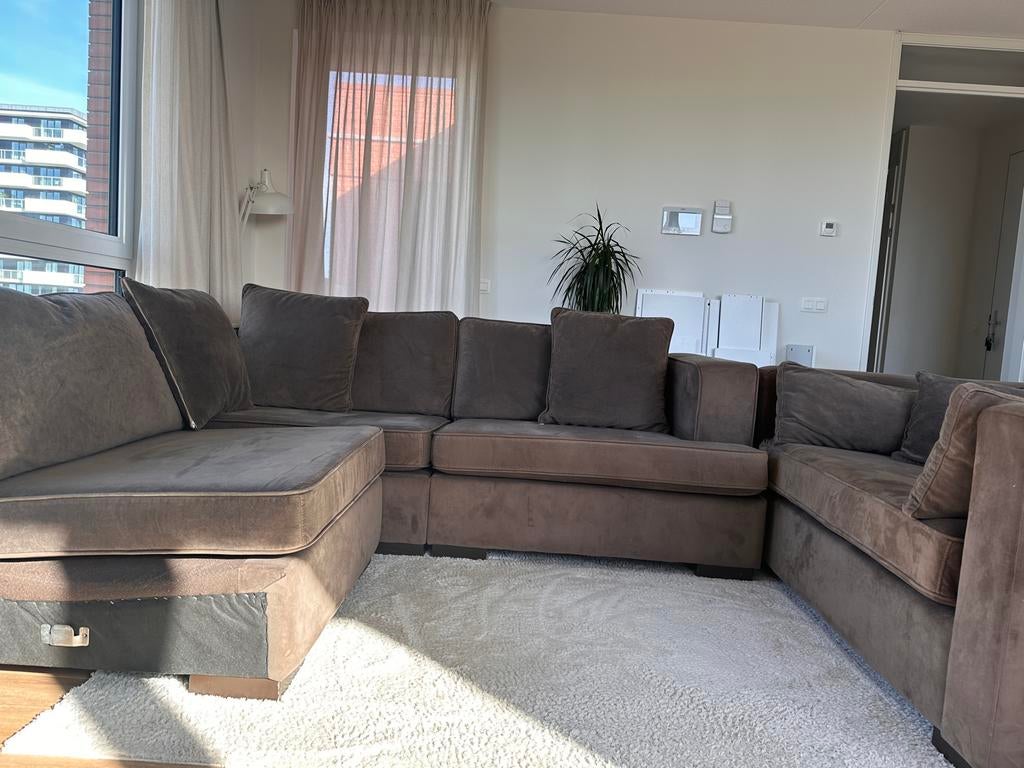 Eric Kuster Style bank velvet stof, Ophalen, 300 cm of meer, 75 tot 100 cm, Zo goed als nieuw