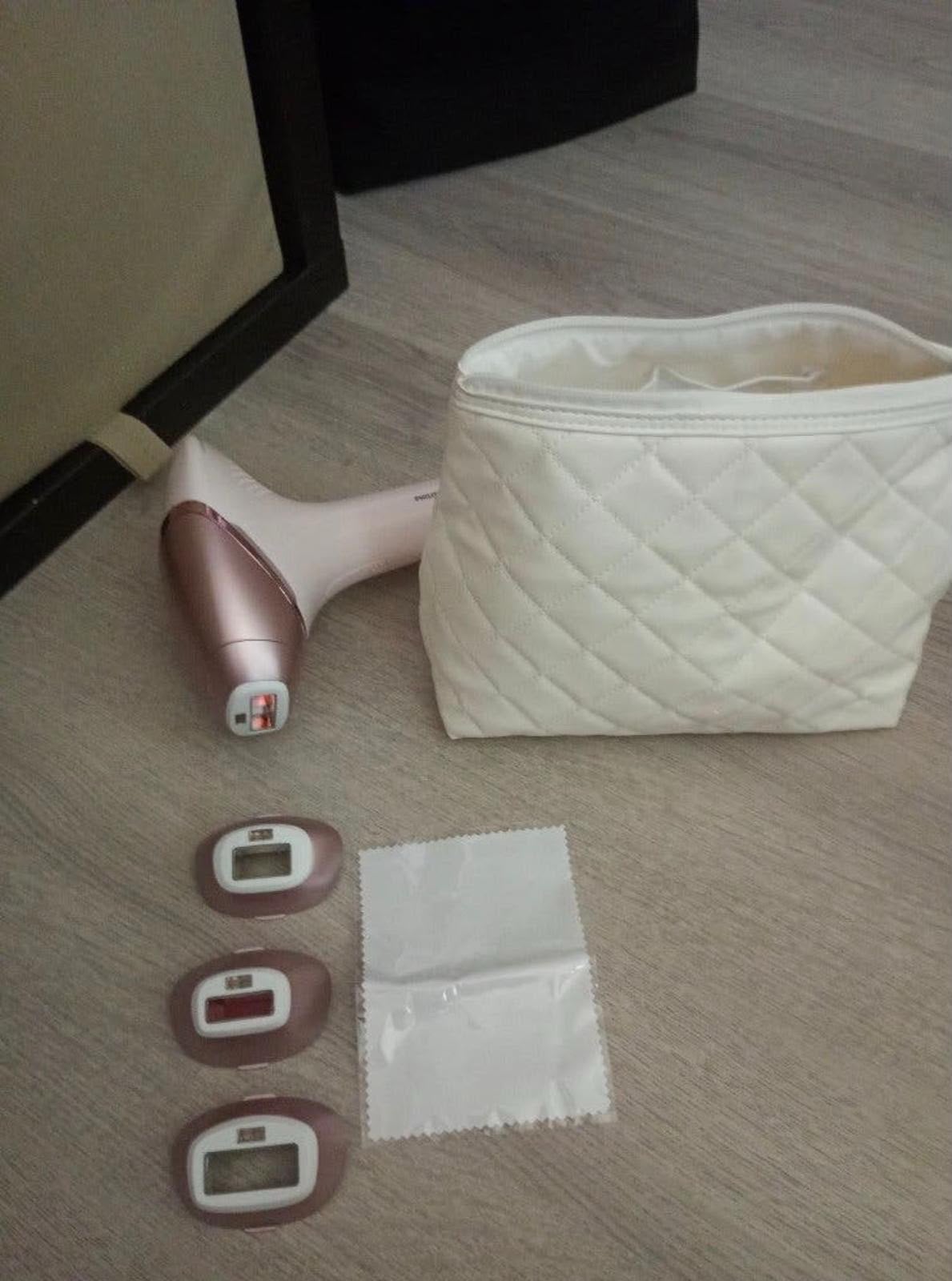 Philips Lumea IPL9000 ontharingsapparaat met opzetstukken, Ophalen of Verzenden, Zo goed als nieuw, Scheren en Epileren