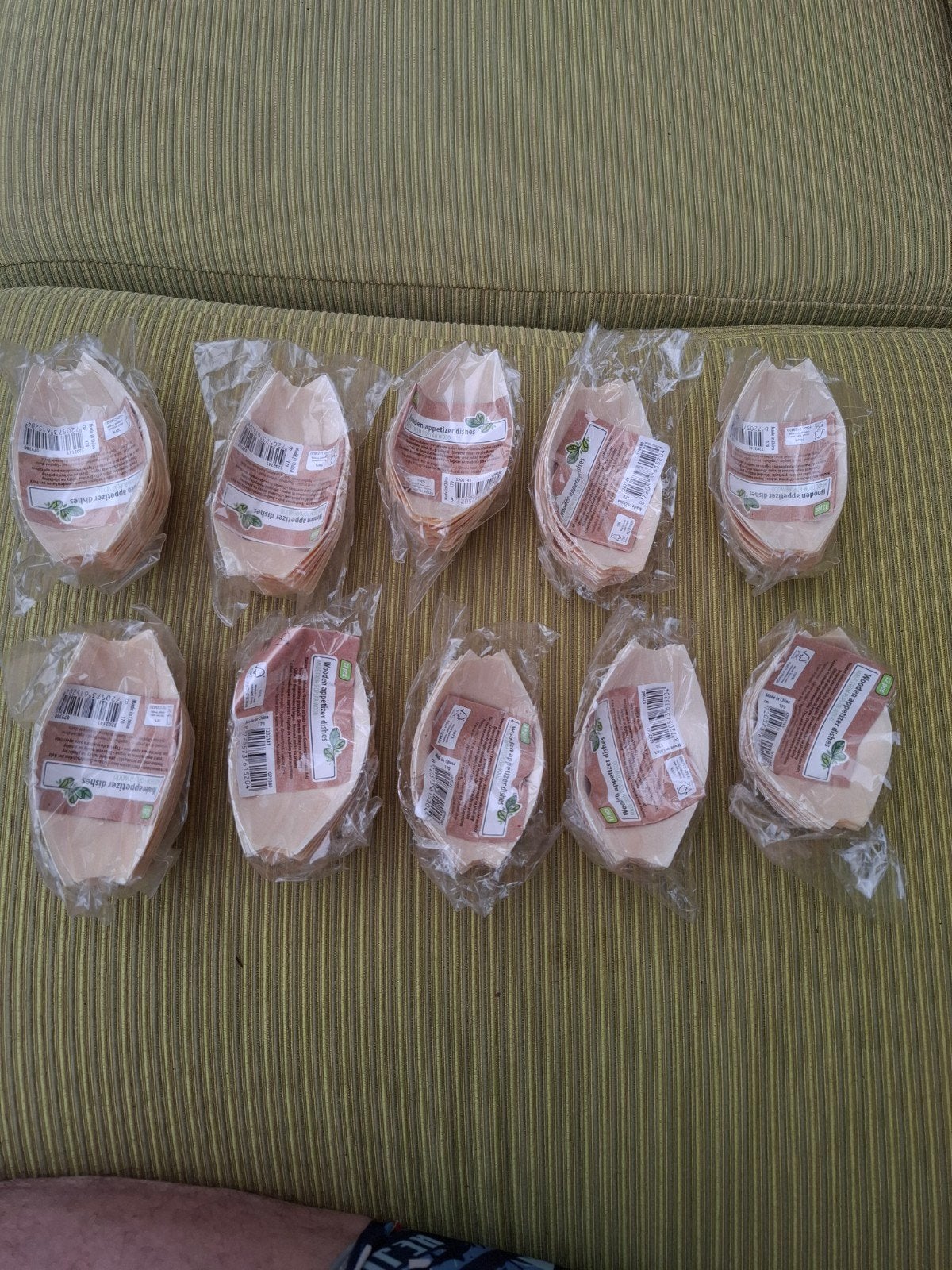 Houten amusebakjes - 12 stuks per verpakking, Overige typen, Hout, Nieuw, Ophalen of Verzenden