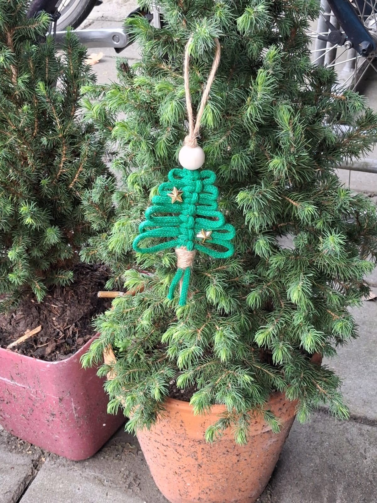 Handgemaakte Macramé Kerstboomhangers (Nieuw), Ophalen of Verzenden, Nieuw