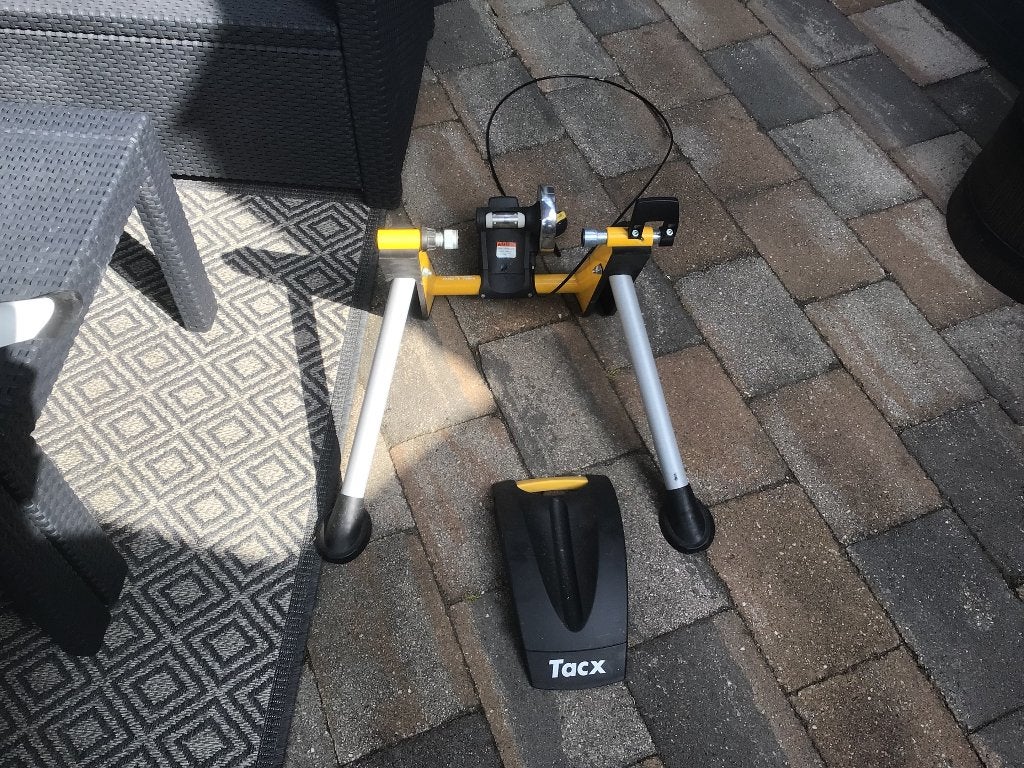 Tacx pro-form le tour de france hometrainer, Ophalen, Gebruikt
