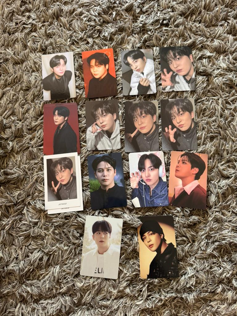 ateez jongho, Verzamelen, Ophalen of Verzenden, Zo goed als nieuw, Foto of Kaart