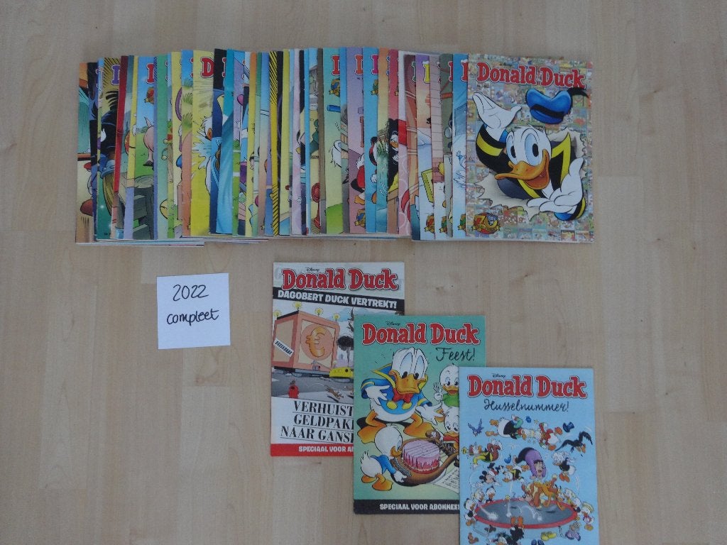 Donald Duck jaargang 2022 – compleet + 3 extra’s, Complete serie of reeks, Ophalen of Verzenden, Zo goed als nieuw