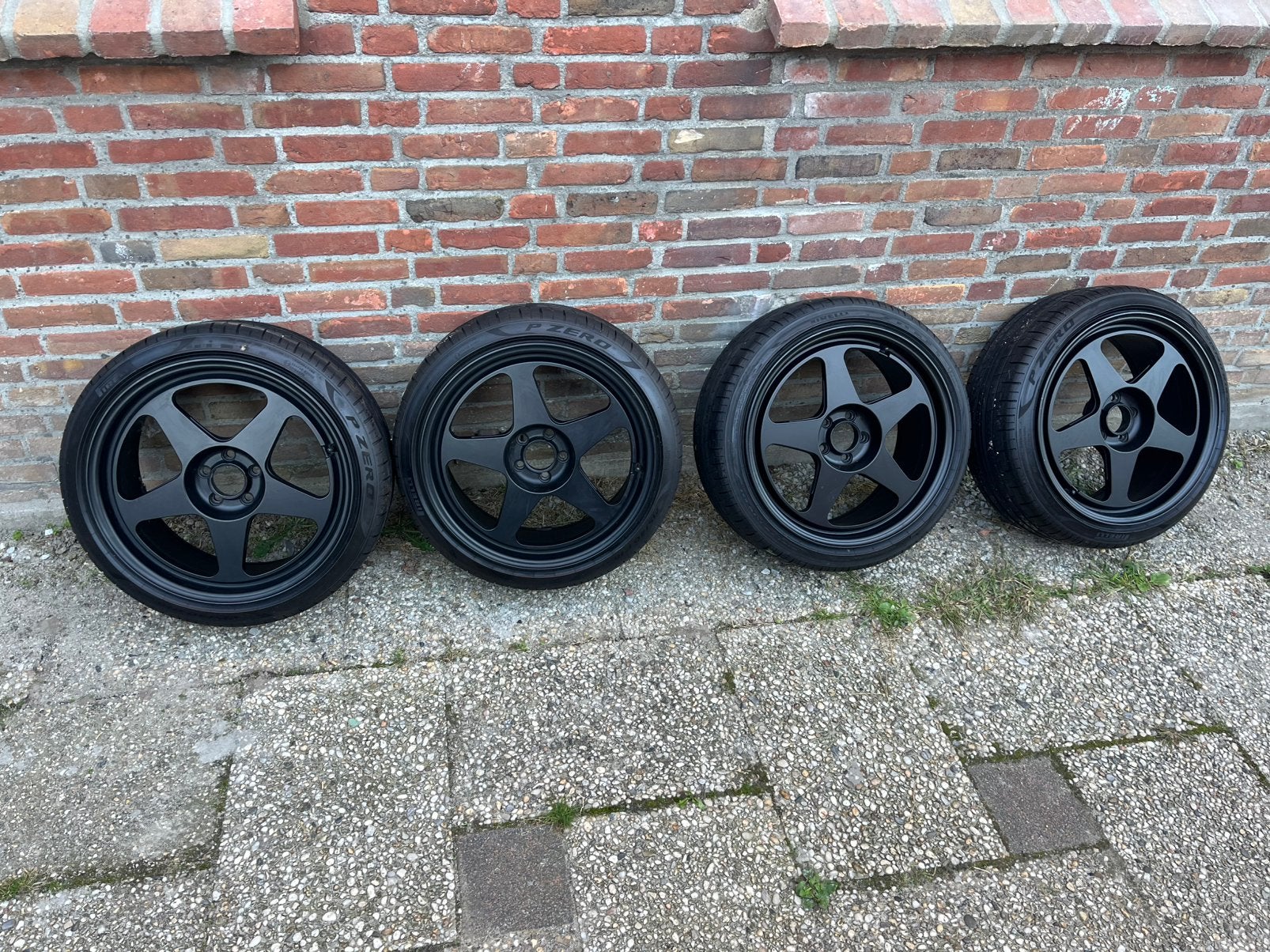 Rota Slipstream 18" – 5x100 - 5 Spoke - Satin Black, Auto-onderdelen, Ophalen, 18 inch, Zomerbanden, Gebruikt