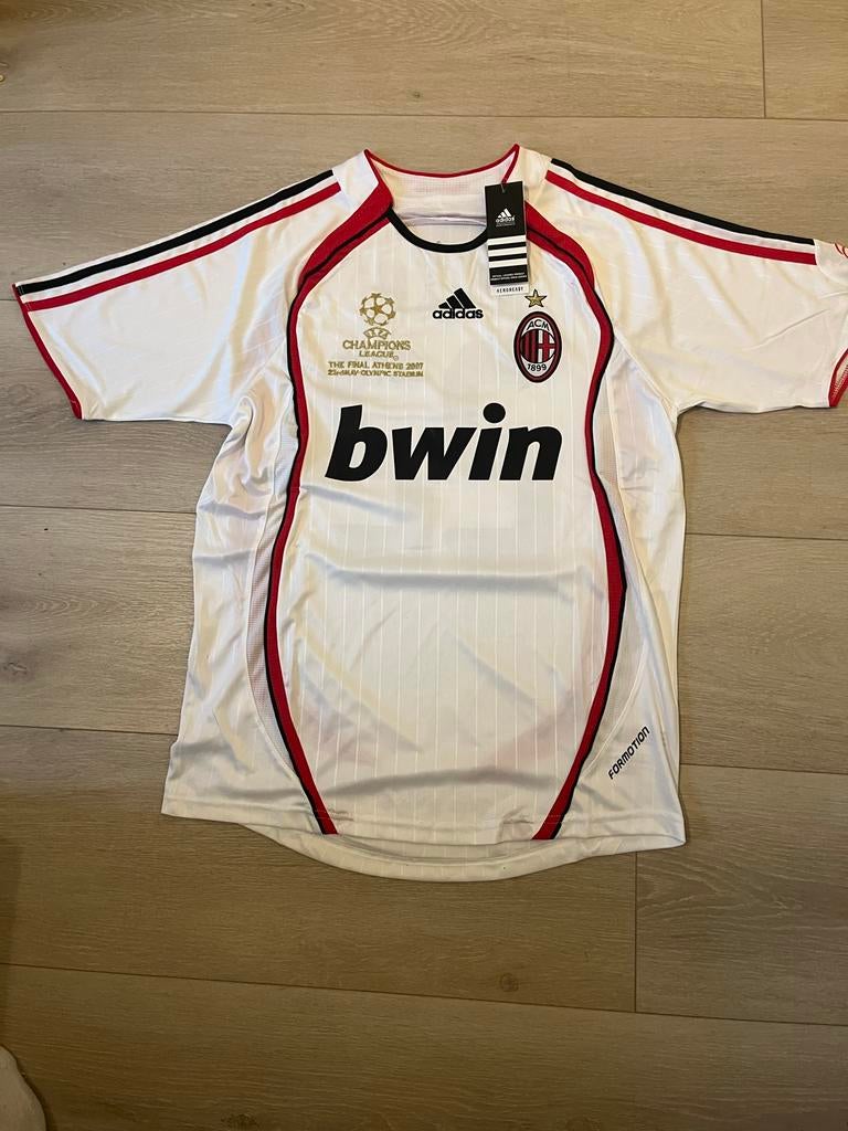 AC Milan Champions League Finale 2007 Shirt Kaka #22 Maat M, Maat M, Ophalen of Verzenden, Zo goed als nieuw, Shirt