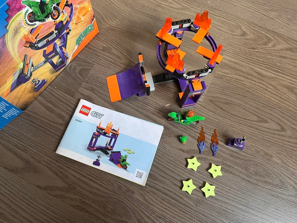 Lego stuntz 60359 compleet, Compleet, City, Lego, Ophalen of Verzenden