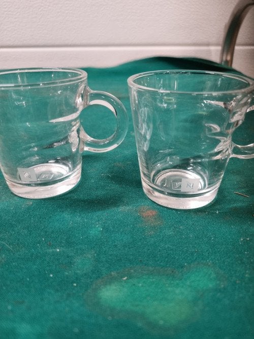 nespresso glaasjes france 2 stuks, Ophalen of Verzenden, 'T Olde Gre-j, Info@toldegrej.nl, Endepoelstraat 20f Didam