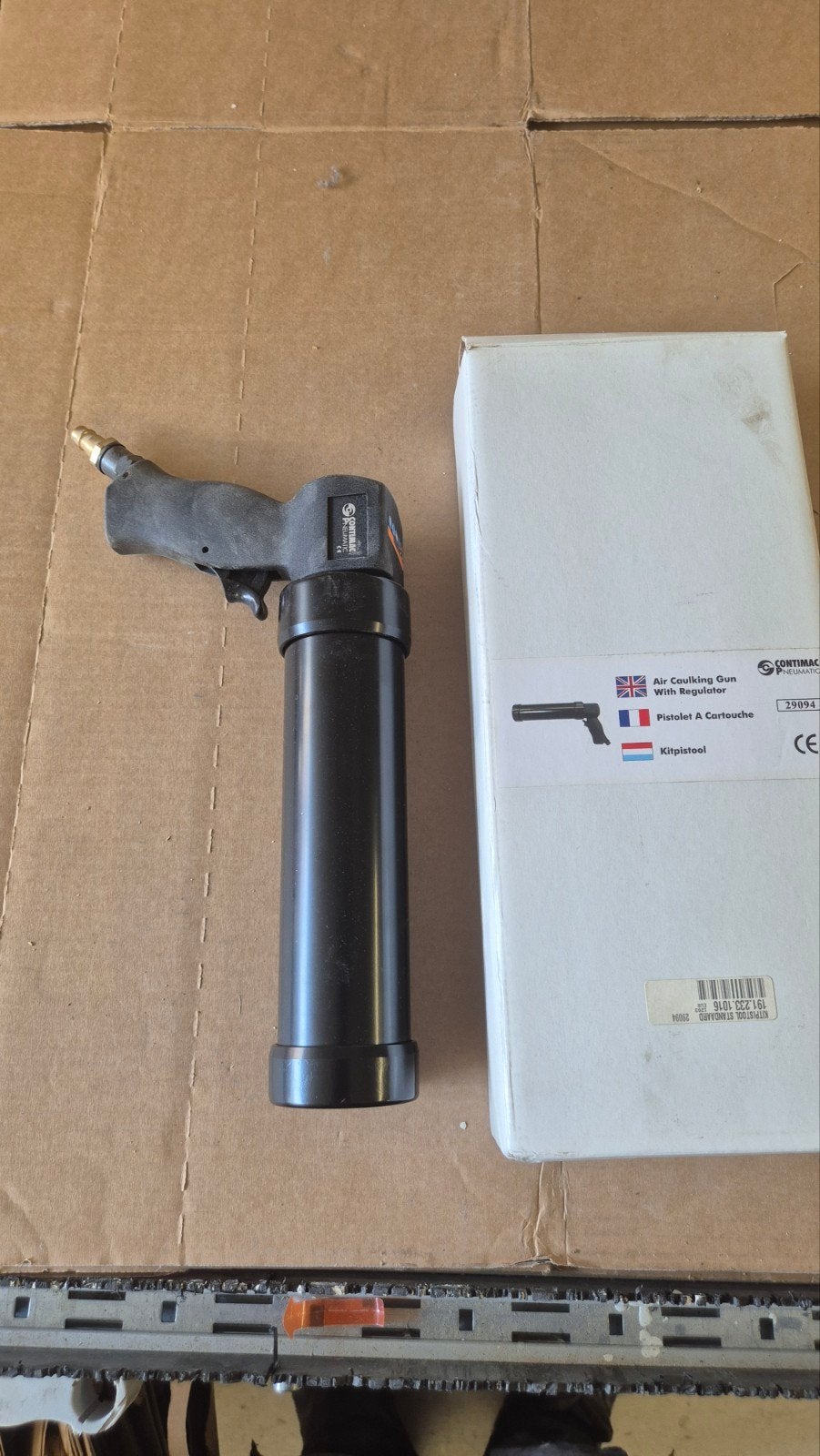 Kitpistool pneumatisch/luchtdruk voor op compressor.  Nieuw, Doe-het-zelf en Verbouw, Ophalen of Verzenden, Nieuw, Kitspuit, Overige merken