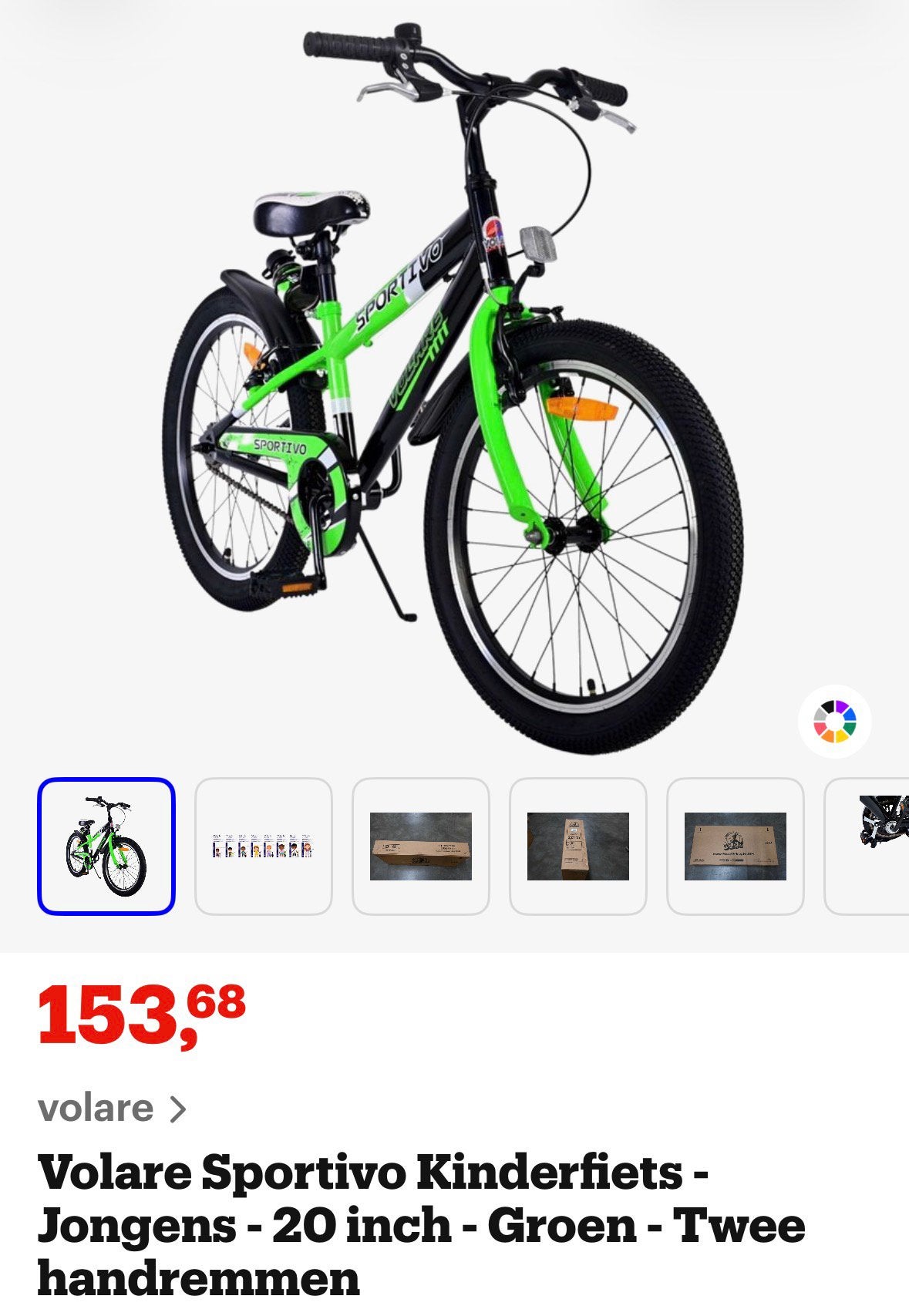 Volare sportieve kinderfiets Jongens 24 inch 7 versnellingen, Ophalen, Zo goed als nieuw, 20 inch of meer