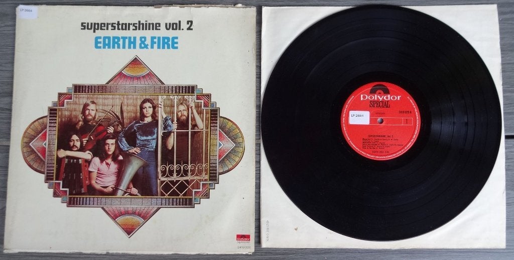 LP Earth & Fire (jerney kaagman)    SUPERSHINE VOL.2, LP, Gebruikt, Pop, 7 inch