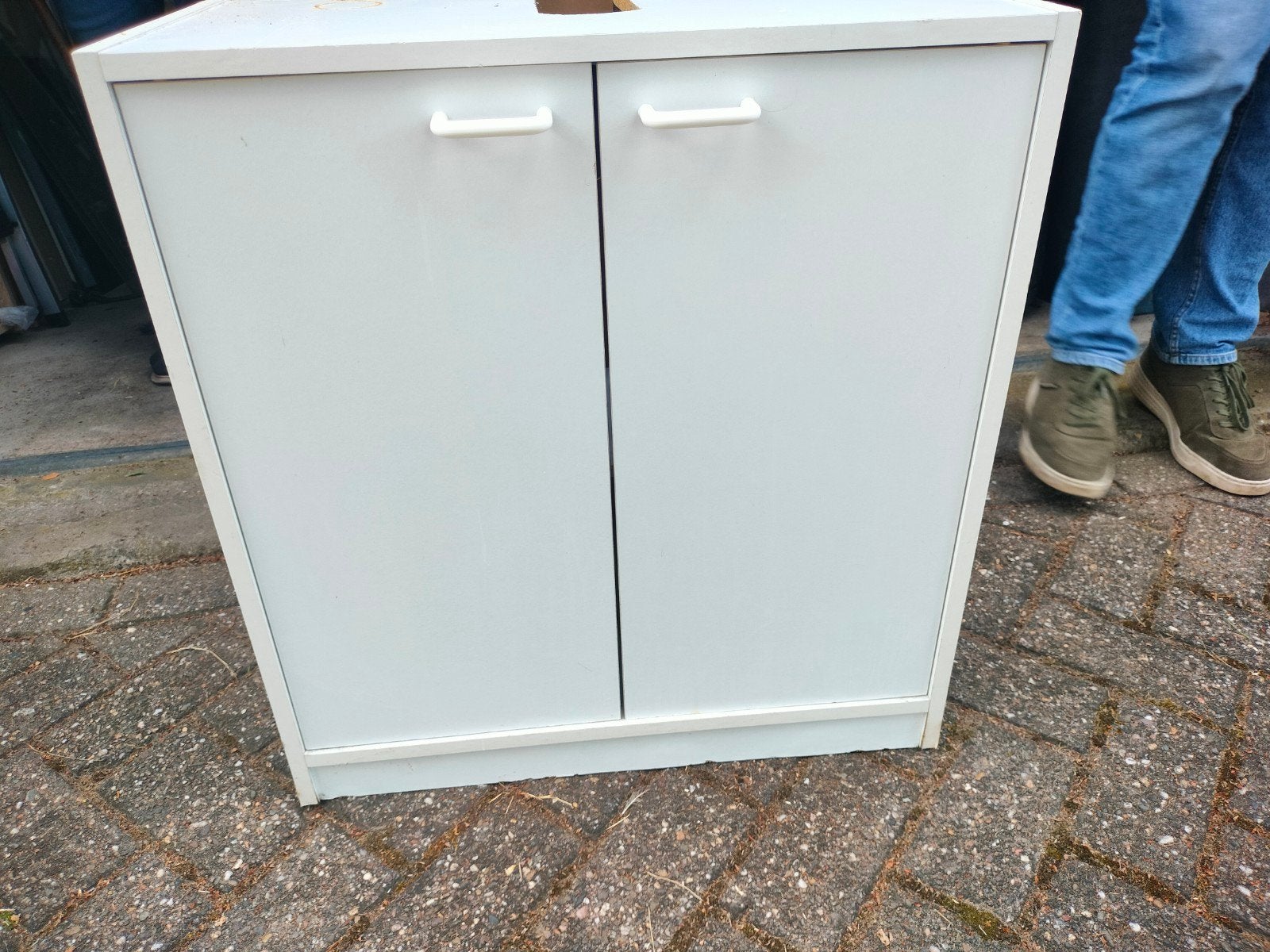 Wit kastje voor onder de wasbak, Ophalen, Gebruikt
