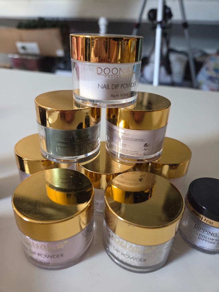 Doonails Dipping Powder Set, Overige kleuren, Ophalen of Verzenden, Zo goed als nieuw, Handen en Nagels
