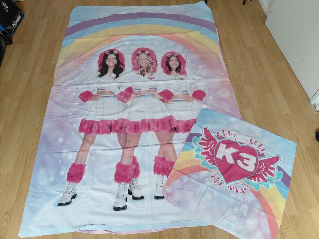 Dekbedovertrek K3 140x200, Kinderen en Baby's, Kinderkamer | Beddengoed, Ophalen, Roze, Meisje, Dekbedovertrek