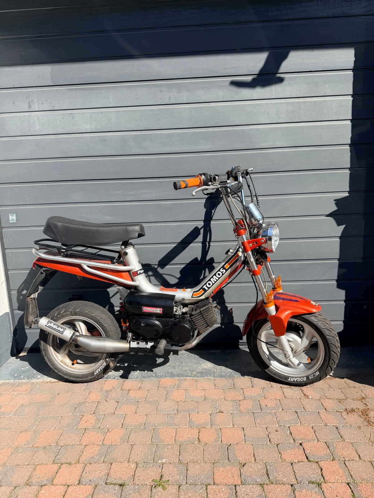 Tomos A35 Youngster Brommer - Oranje/Zilver, Ophalen, Gebruikt, Overige modellen, 50 cc