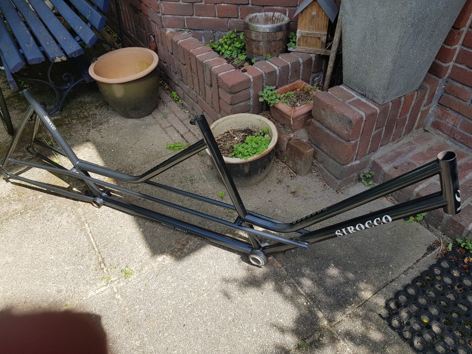 Tandem frame staal nieuw, Fietsen en Brommers, Minder dan 10 versnellingen, Velgrem, Nieuw, Ophalen of Verzenden