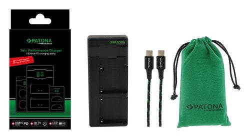 Premium Twin Performance Charger Sony F550 incl. USB-C Cable, Verzenden, Nieuw