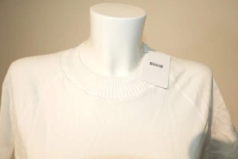 Wolford nieuwe witte body halslijn met voile rand Nieuw S/M, Verzenden, Wit, Nieuw, Wolford