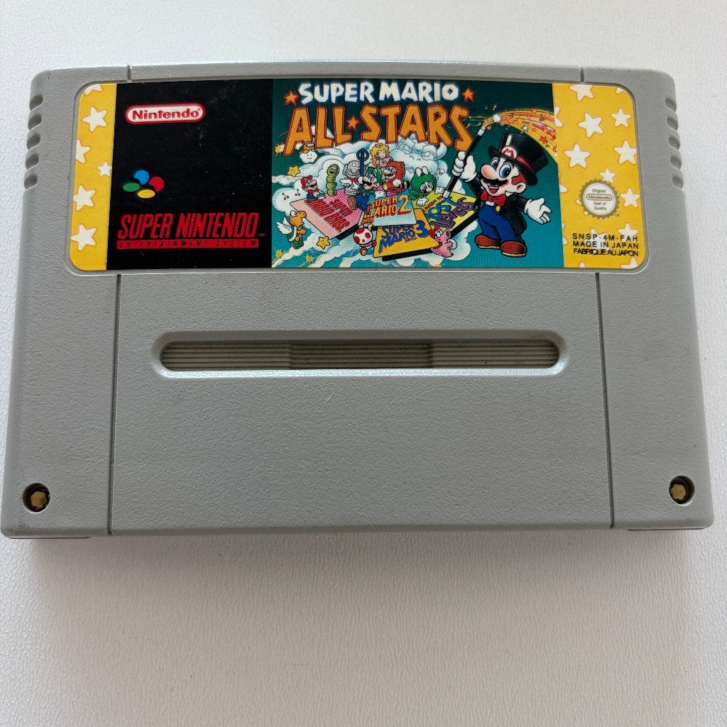 Super Mario All-Stars SNES PAL FAH – originele game, 1 speler, Ophalen of Verzenden, Zo goed als nieuw, Vanaf 3 jaar