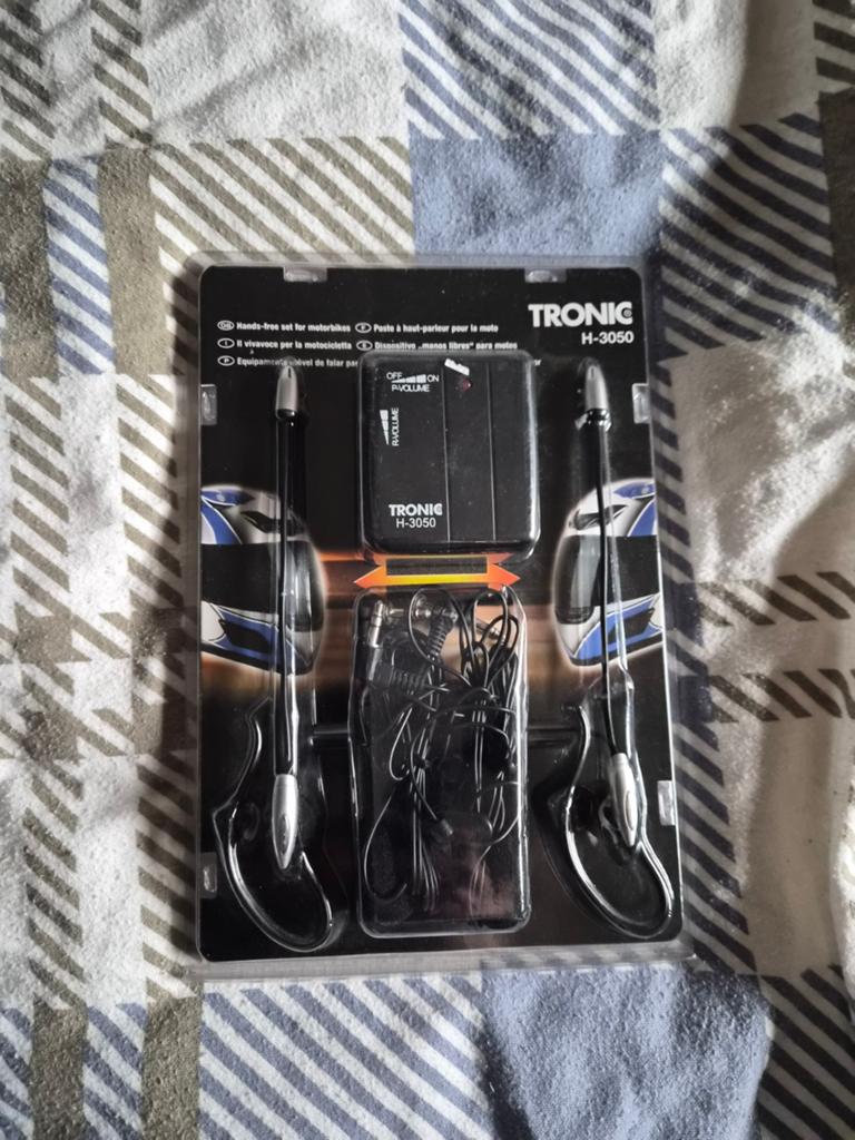 Tronic H-3050 Handsfree set voor motorhelm, Ophalen of Verzenden, Nieuw
