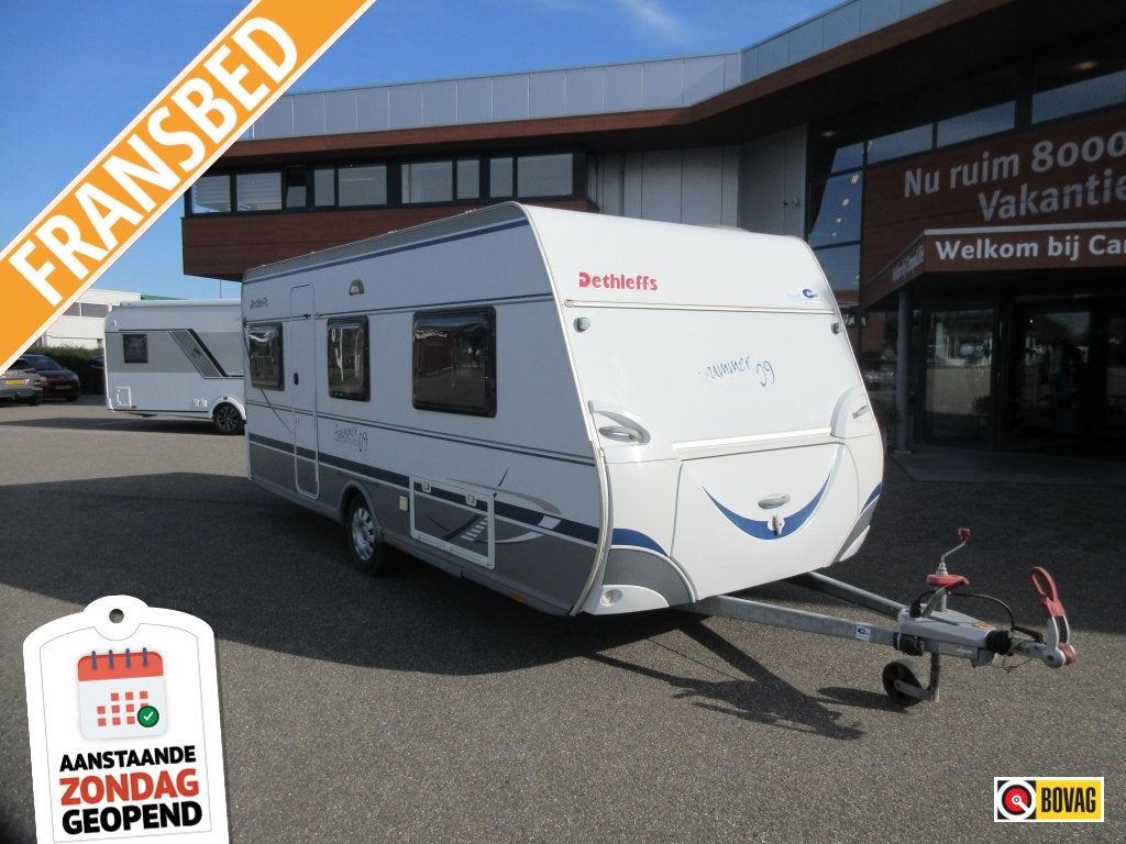 Dethleffs Camper 500 DB ZEE VAN RUIMTE - EN MOVER, Rondzit, Lengtebed, Reservewiel, Dethleffs
