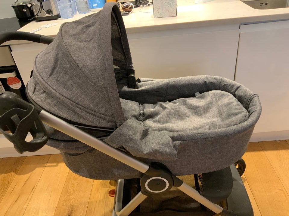 combi kinderwagen, Kinderen en Baby's, Kinderwagens en Combinaties, Zo goed als nieuw, Combiwagen, Verstelbare duwstang, Ophalen