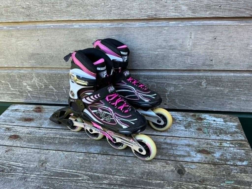 Inline skeelers skates FILA maat 38 vallen als 36/37, Ophalen of Verzenden, Zo goed als nieuw, Dames