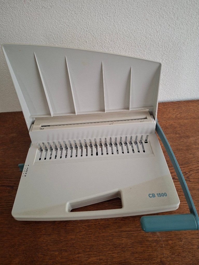 bindmachine Leitz met toebehoren, Diversen, Ophalen, Gebruikt