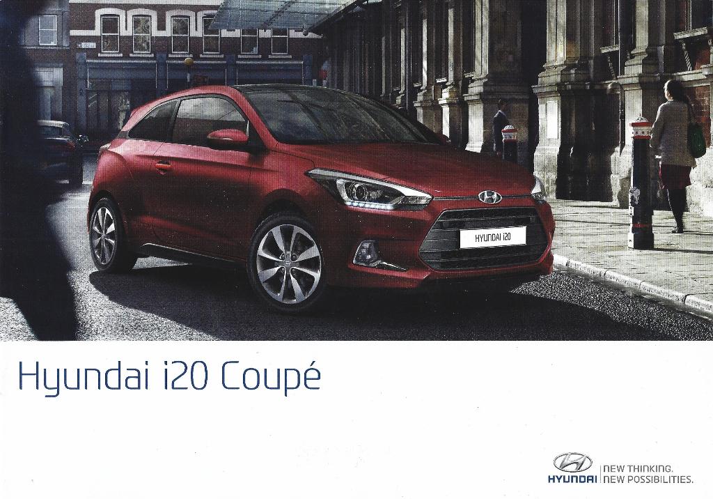 Brochure Hyundai i20 Coupe 2016, Ophalen of Verzenden, Gelezen, Overige merken