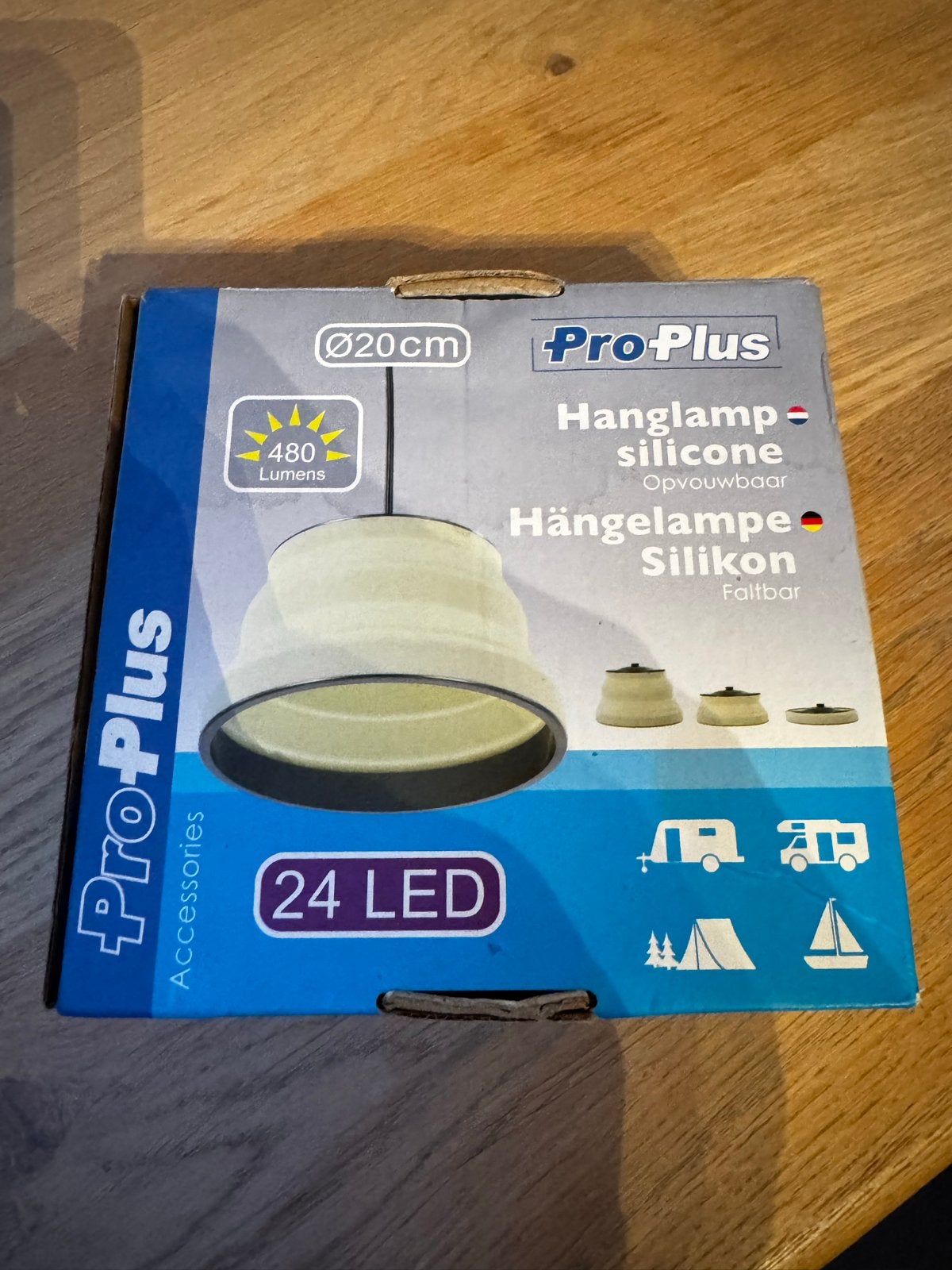 ProPlus Opvouwbare Siliconen Hanglamp - 480 Lumen, 24 LED, Ophalen of Verzenden, Nieuw